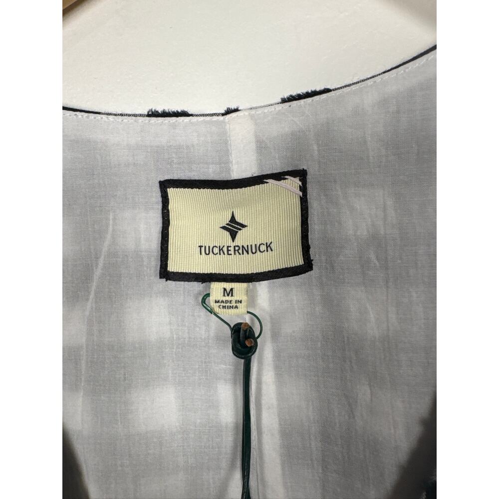 Tuckernuck Black & White Gingham Myla Romper, Size Medium-NWT - Picture 3 of 8